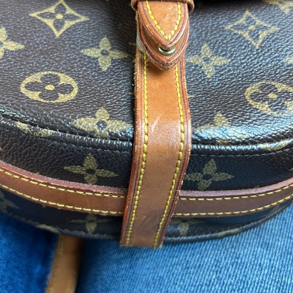 Louis Vuitton Brown and Tan Monogram Saddle Bag - Picture 3 of 9